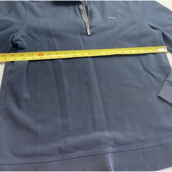 Calvin Klein Men's Sweater Large navy blue Great Pre Owned Condition! - Picture 5 of 9